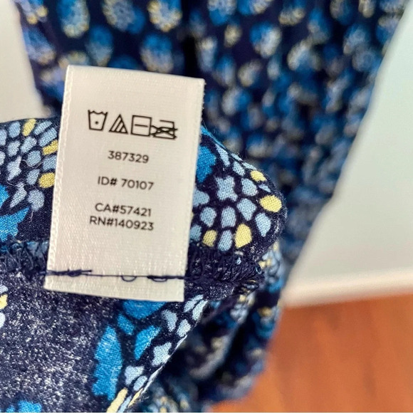 Loft Beach strapless blue oceanic maxi dress size medium - Picture 9 of 10